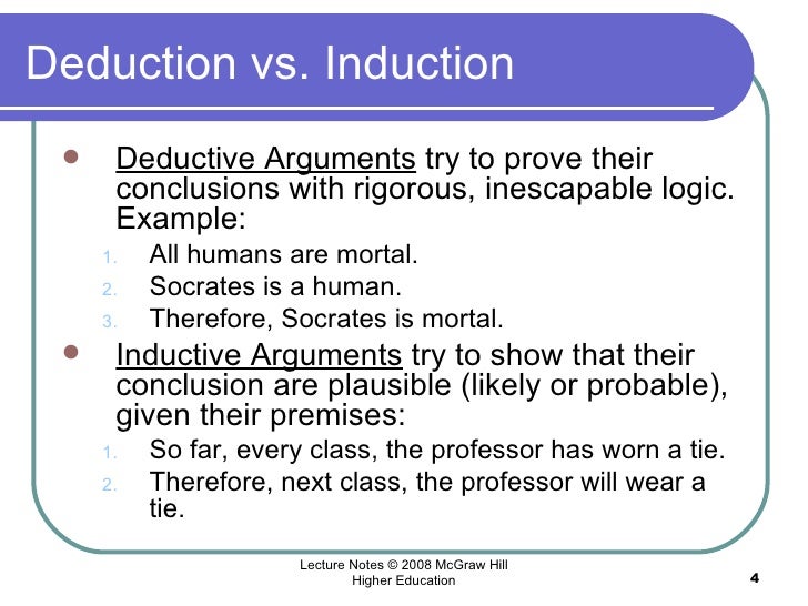 inductive and deductive arguments for the death penalty What's the difference between inductive and deductive reasoning get the facts on how they differ and why the differences matter. inductive and deductive arguments for the death penalty What's the difference between inductive and deductive reasoning get the facts on how they differ and why the differences matter.